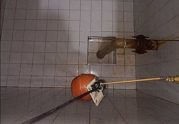 Lavado de tanques de agua después